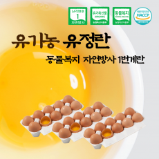 [대란] 유기농 동물복지 자연방사 유정란 20알